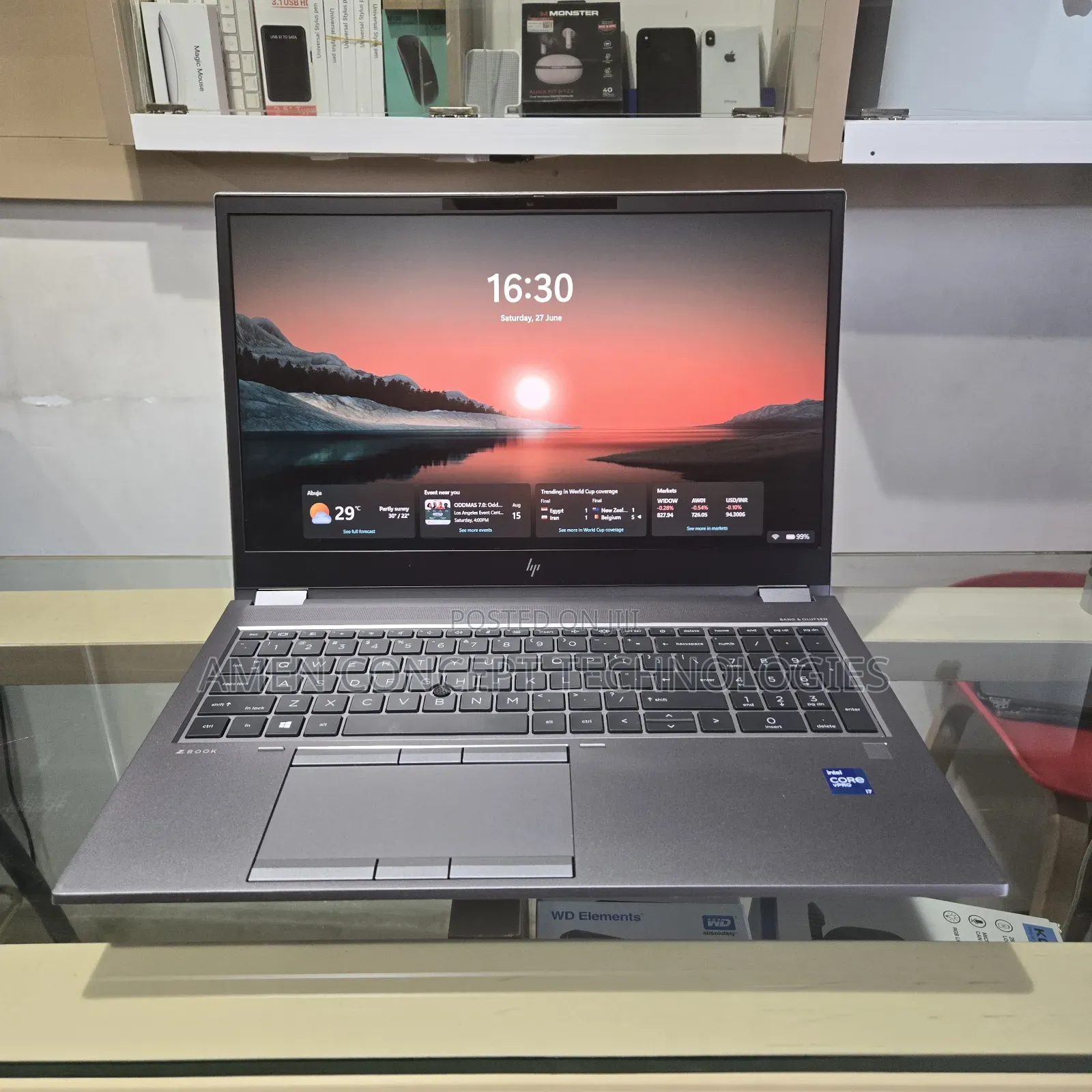 Laptop HP ZBook Fury 15 G8 32GB Intel Core i7 SSD 1T