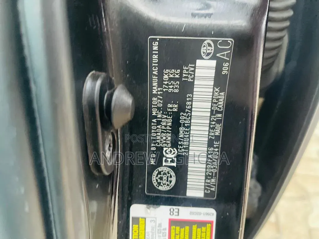 Toyota Corolla 2012 Gray