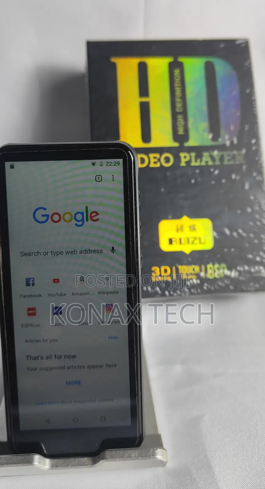 Ruizu Z80 Mp4 Player Android