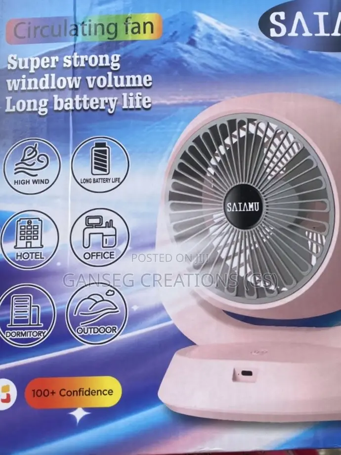 Salamu Rechargeable Circulating Fan
