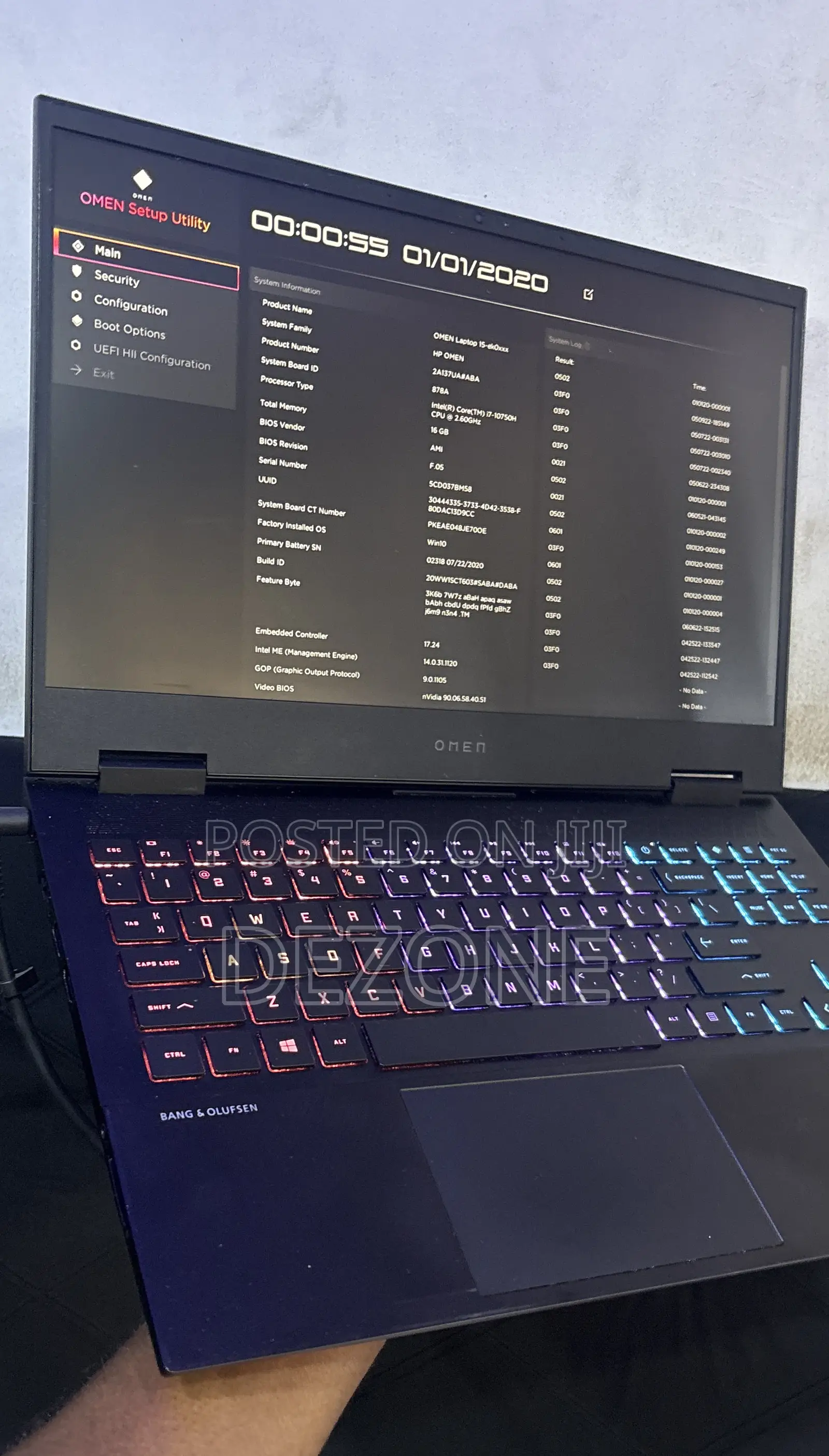 Laptop HP Omen 15 16GB Intel Core i7 SSD 512GB