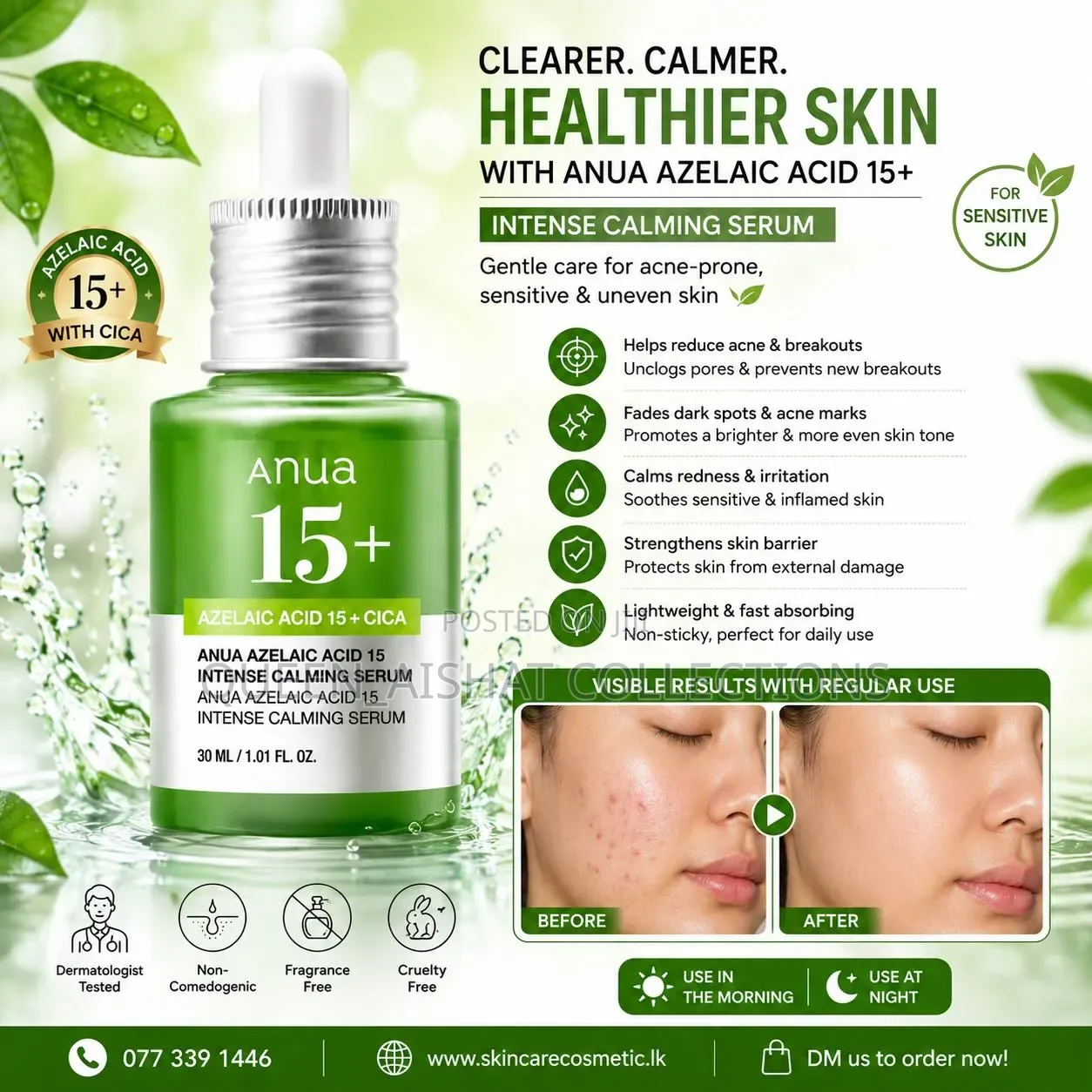 Anua Azelaic Acid 15 Intense Calming Serum