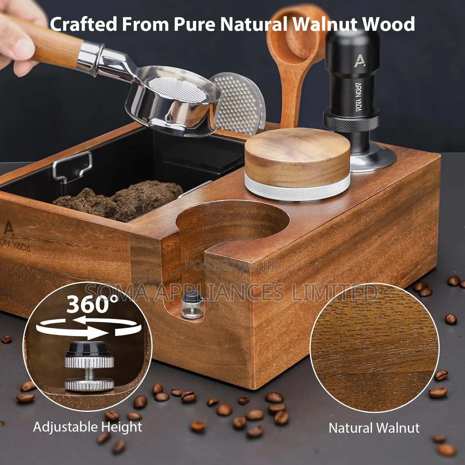 Espresso Tamping Station and Knock Box 51/54/58mm Coffee Accessories