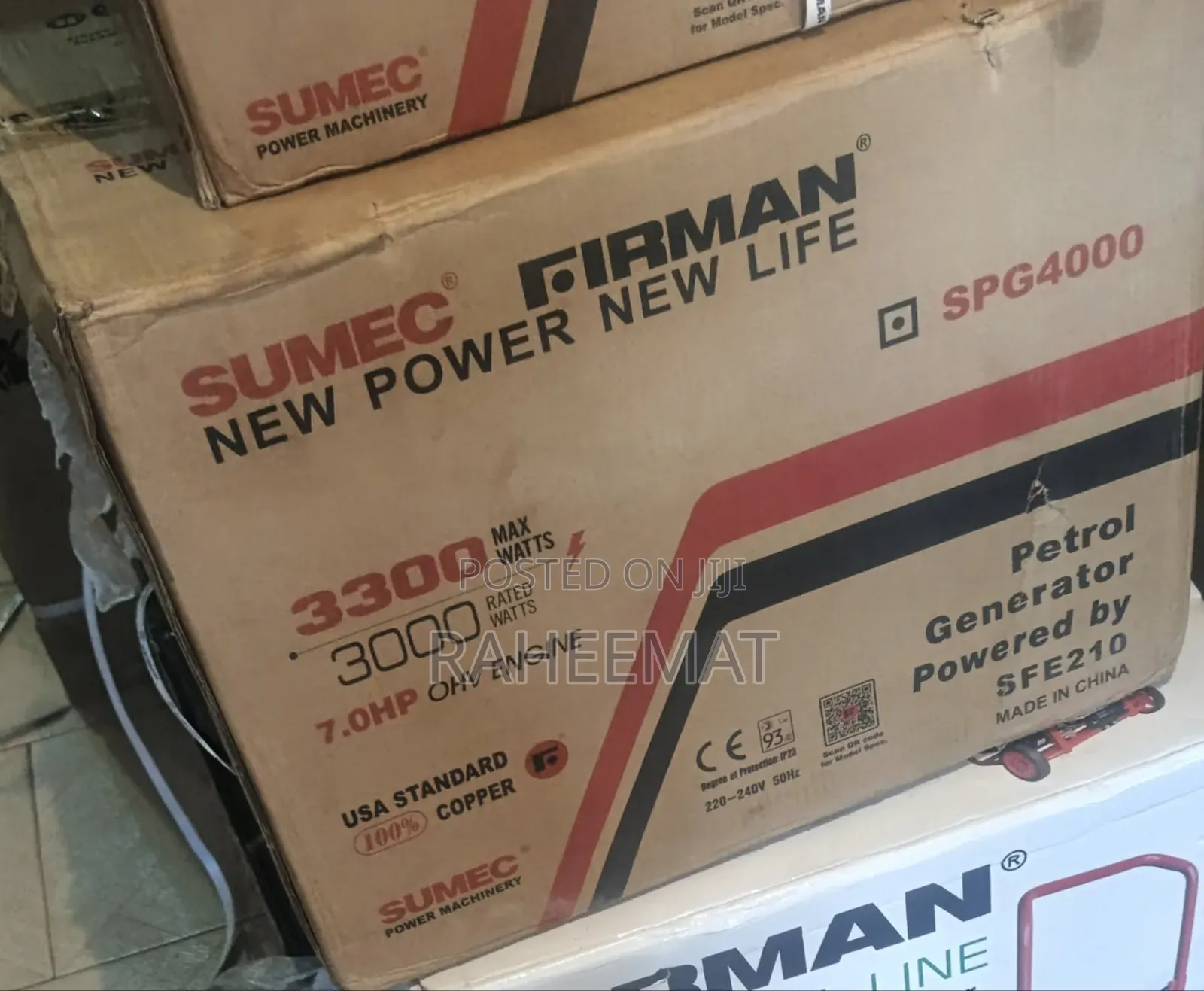 Firman Petrol Generator Spg4000