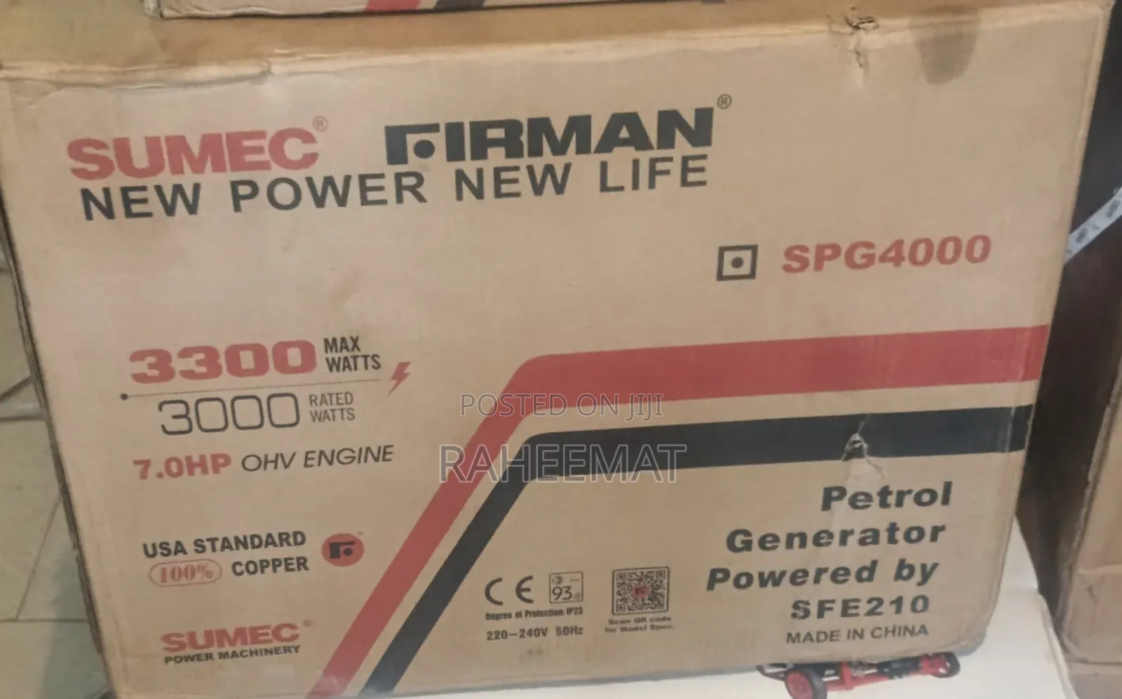 Firman Petrol Generator Spg4000