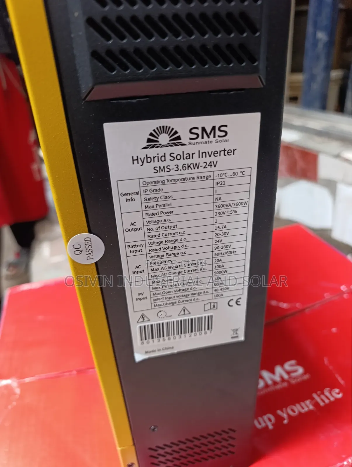 SMS Hybrid Inverter 3.6kva 24v