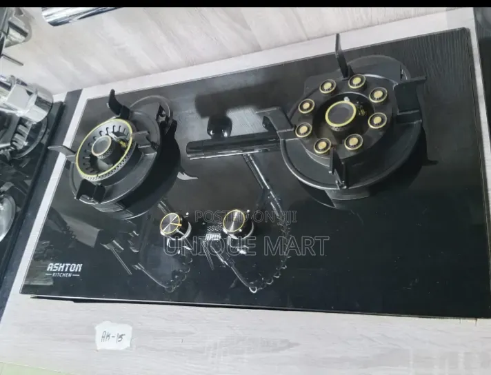 75 by 43cm Flip Ups 2 Burner Gas Cooker