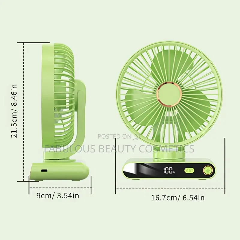 Generic Wall Mount Desktop Cooling Fan Dual Placement
