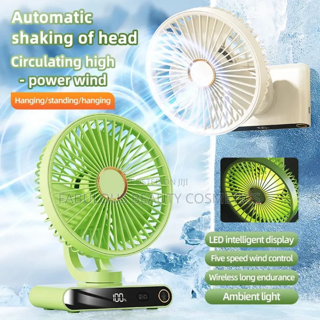 Generic Wall Mount Desktop Cooling Fan Dual Placement