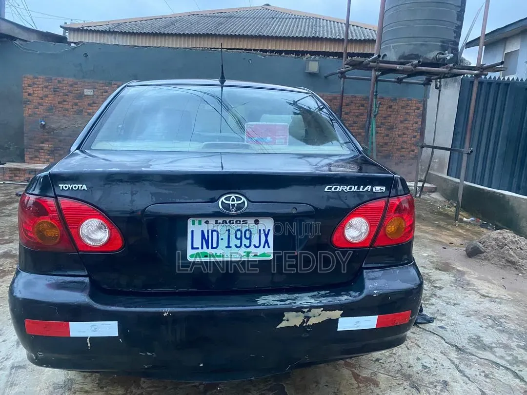 Toyota Corolla Sedan 2003 Black