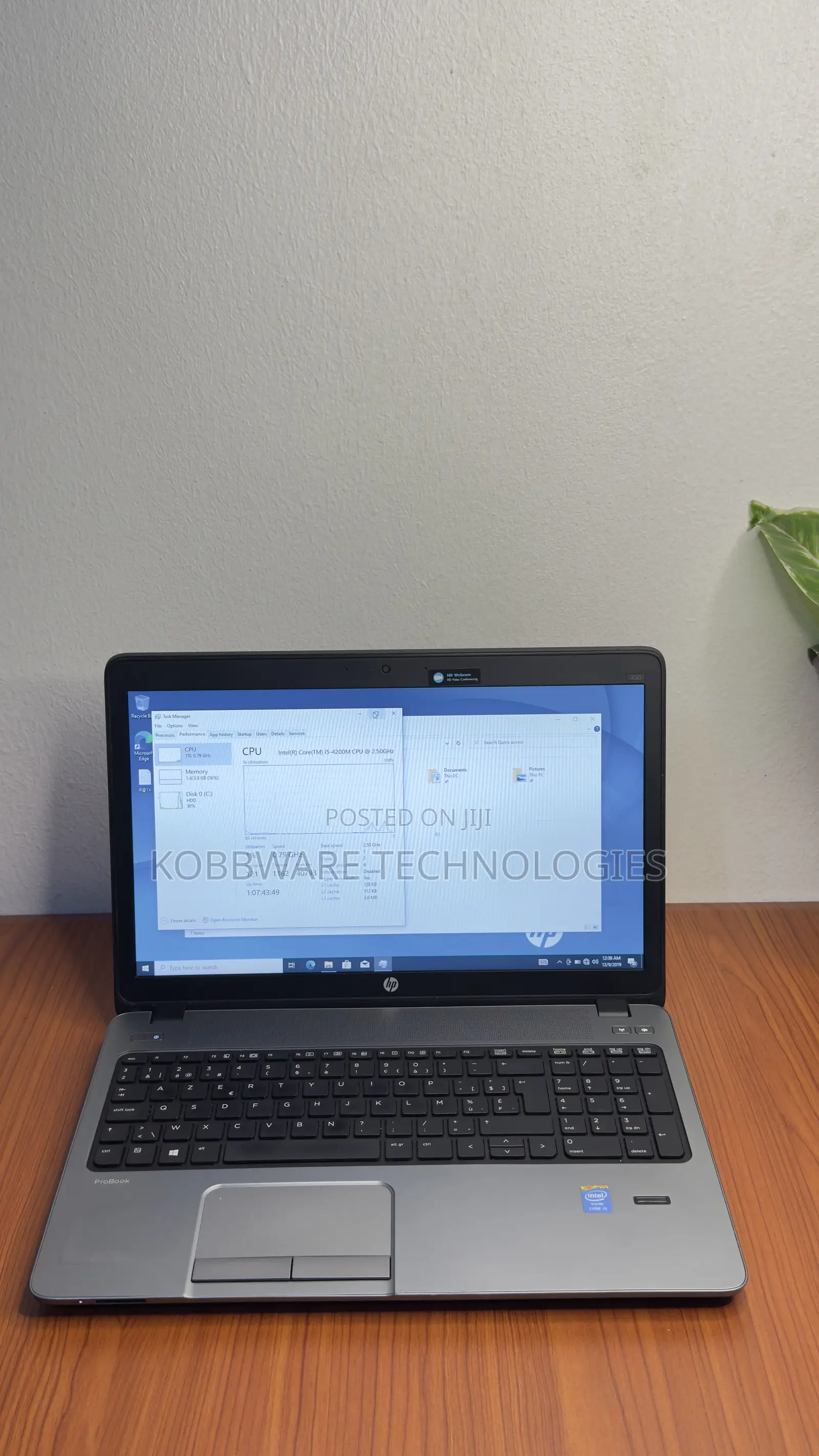 Laptop HP ProBook 450 G1 8GB Intel Core i5 HDD 500GB