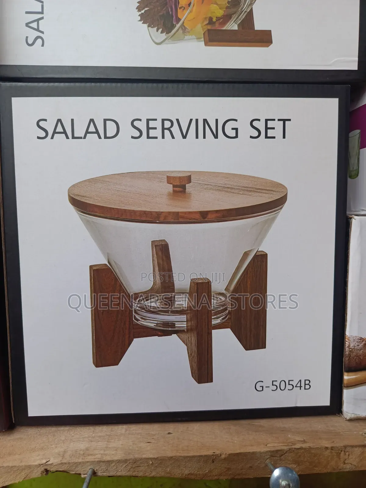 Salad Serving Set With 2spoons