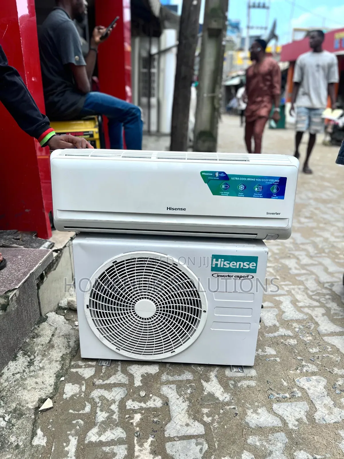 Very Clean 1.5h Hisense Inverter Ac With Indoor Hanger and Remote
