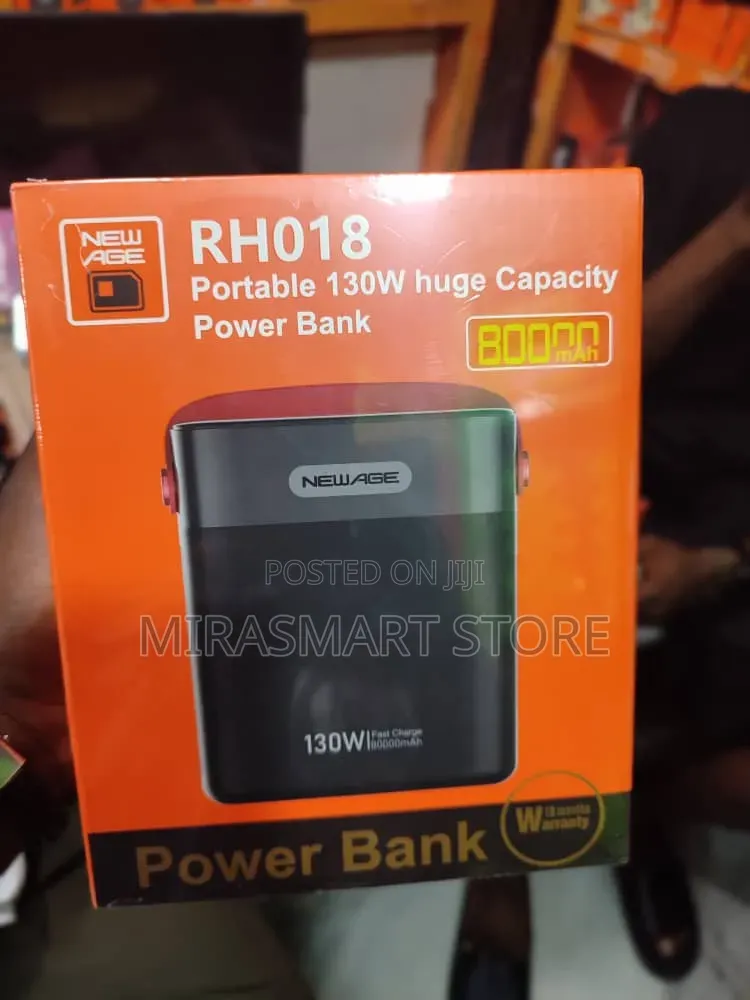 New Age 80000mah 130w Portable Power Bank
