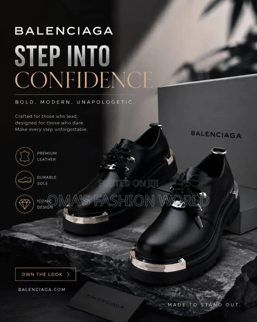 Step Into Class With Our Premium Shoes. Available Now! 
