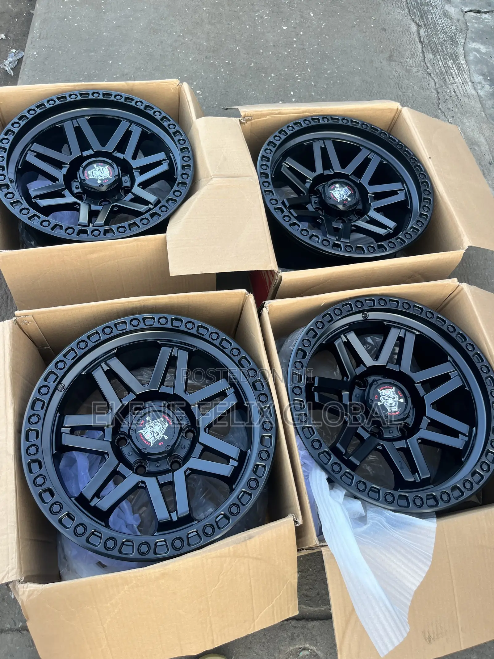 17inche Rim Off Road Pure Black Toyota Tacoma ,Hilux,