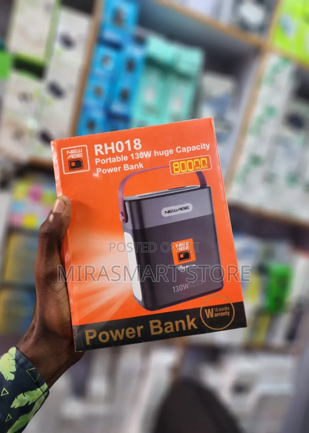 New Age 80000mah 130w Portable Power Bank
