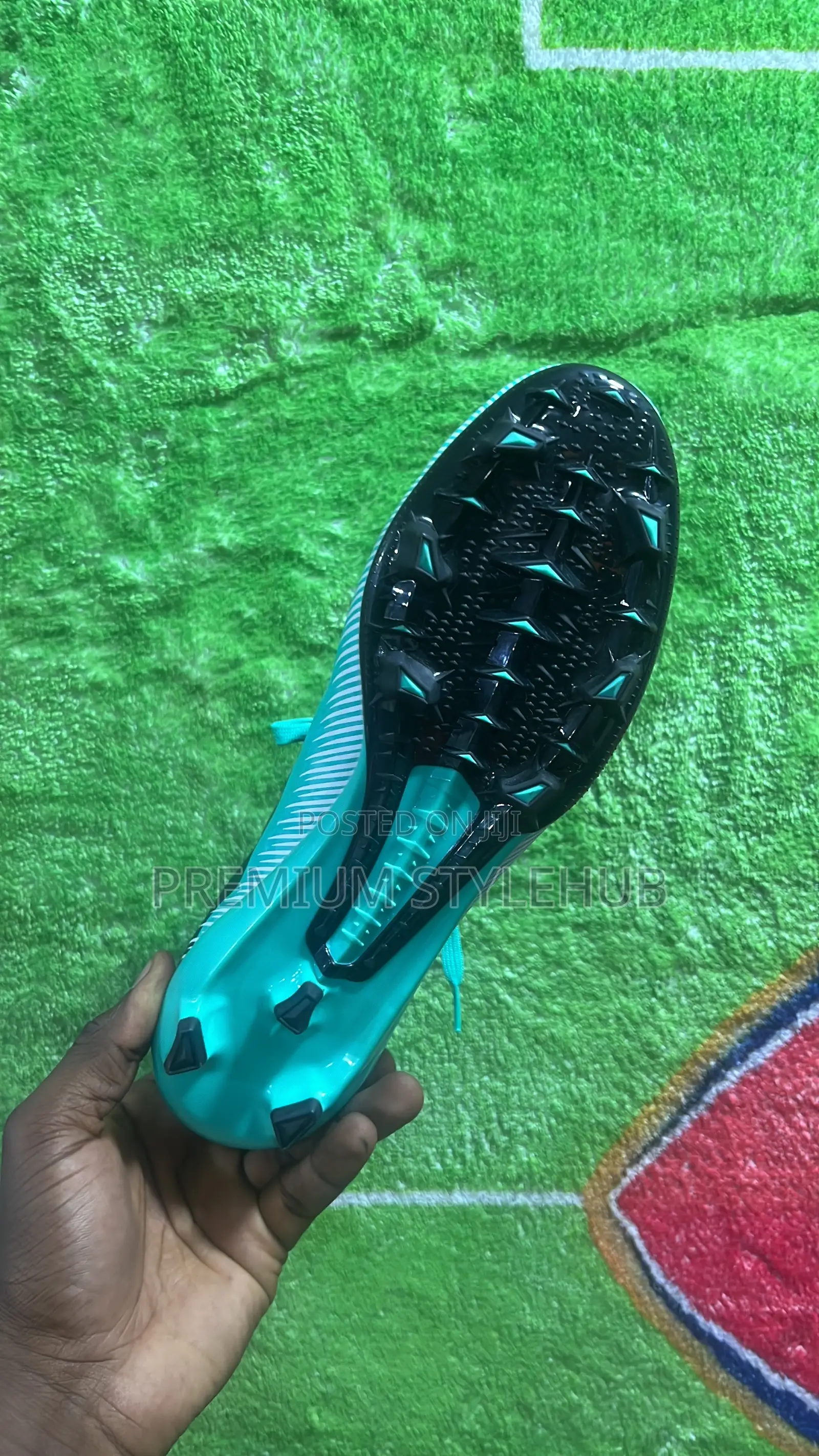 Blue Soccer Cleats