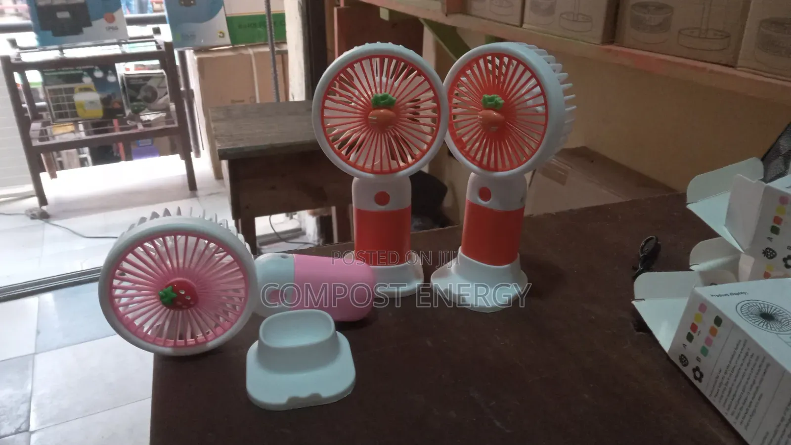 Handy Fans With Stand