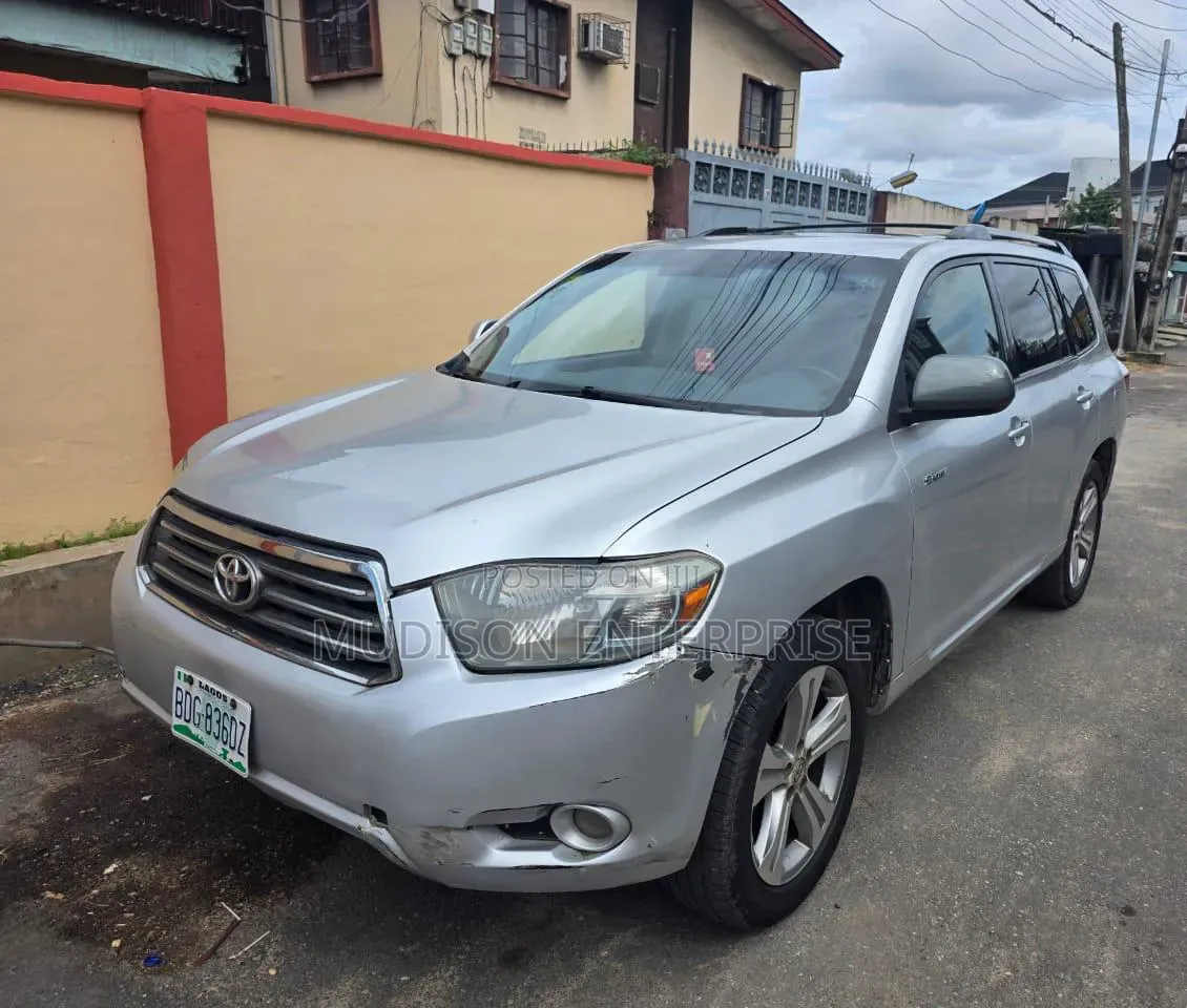 Toyota Highlander Limited 2008 Silver