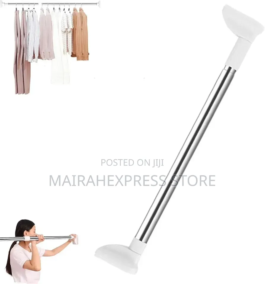 140by260 Drill-Free Adjustable Telescopic Tension Rod Atm
