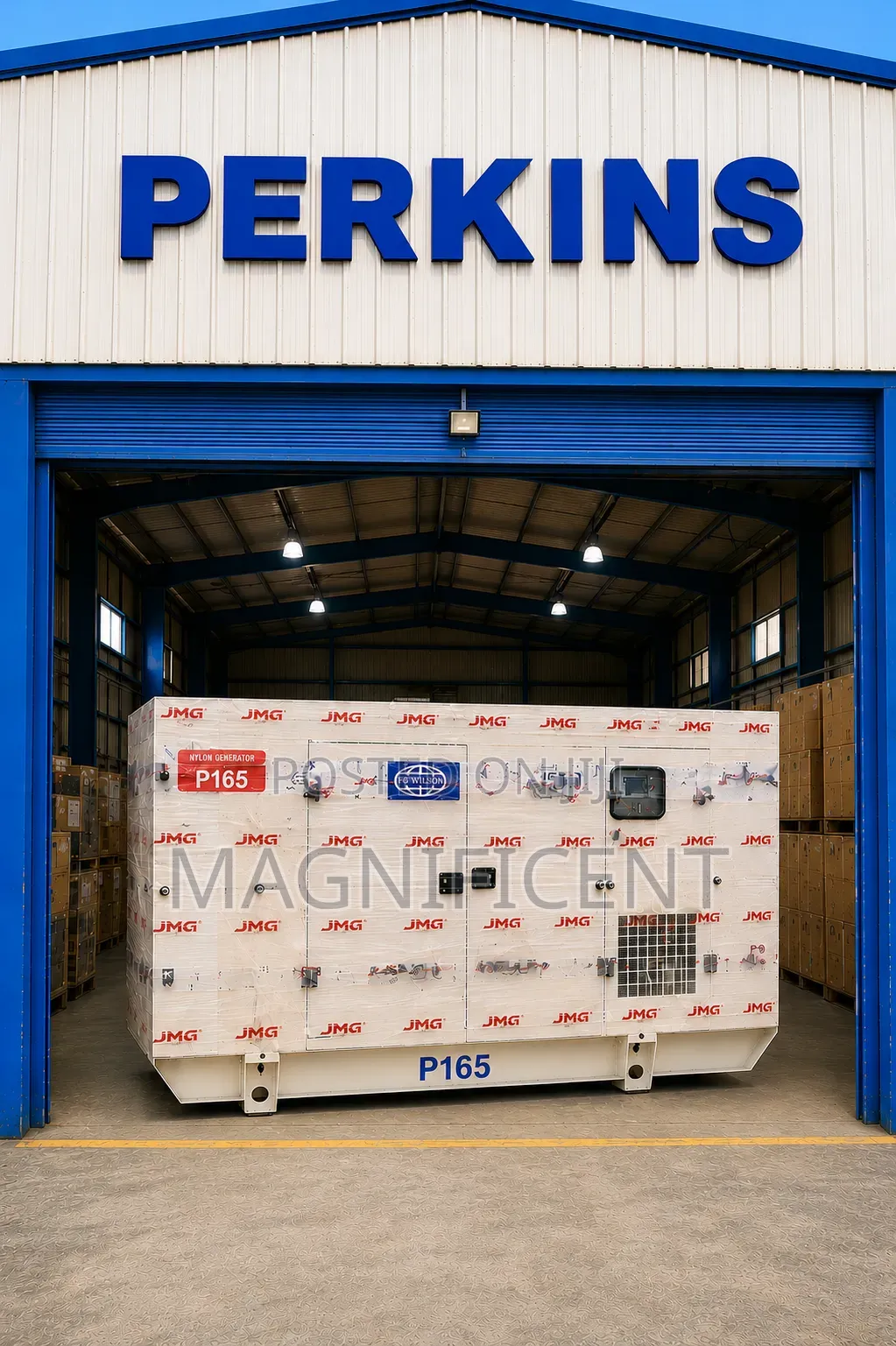 Fg Wilson Perkins P165kva / 150kva Soundproof Diesel Generator Brand N