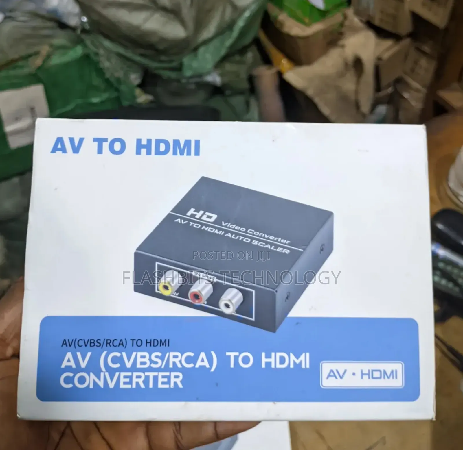 Av to Hdmi Converter Metal Case
