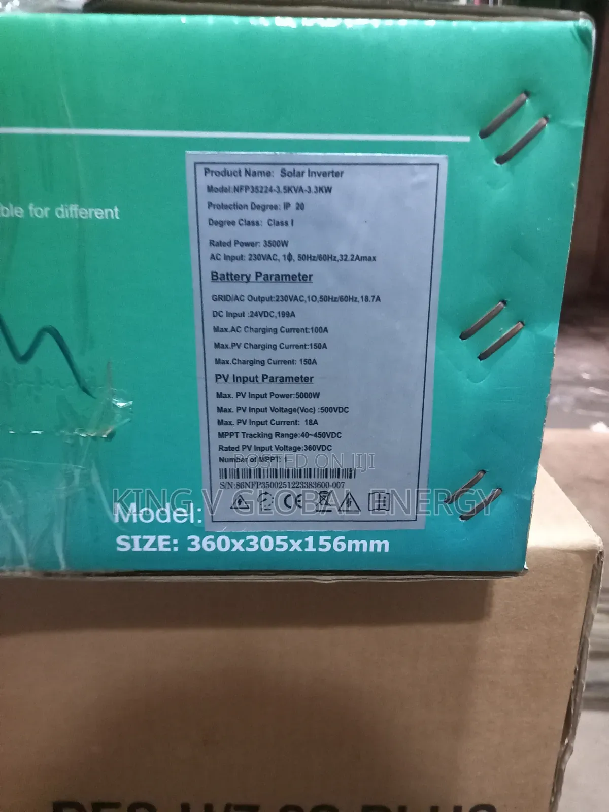 Kartel 3.5kva/24v Hybrid Solar Inverter