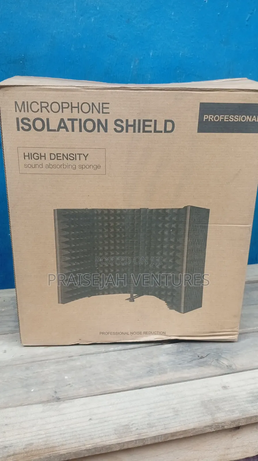 Big Recording Isolation Shield for Studio Noise Reduction