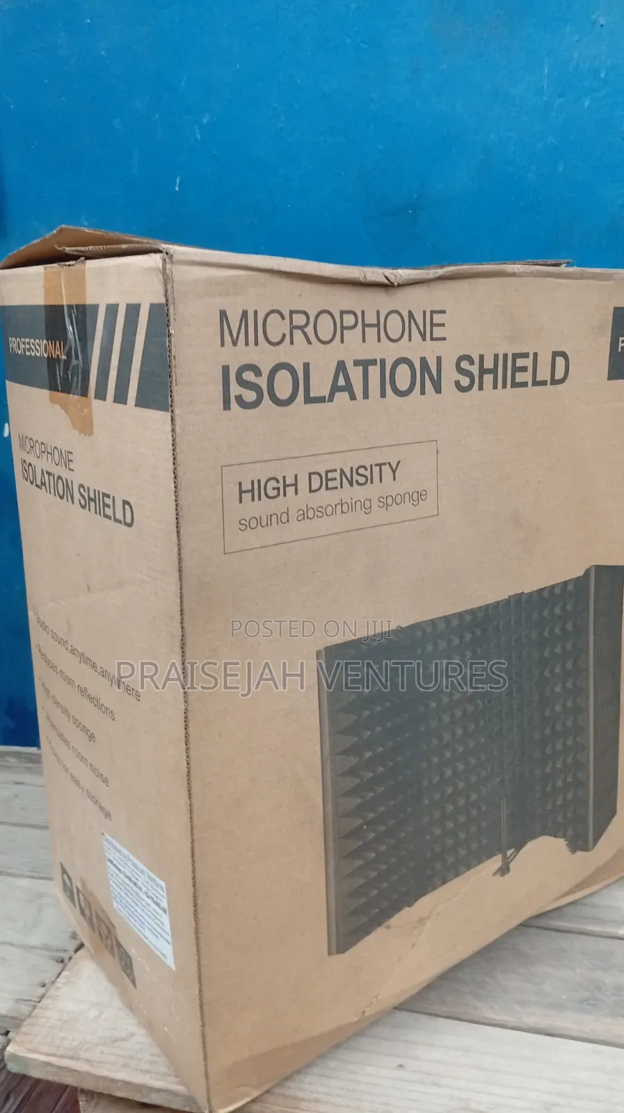 Big Recording Isolation Shield for Studio Noise Reduction