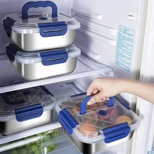 2 Pack Stainless Steel Food Storage Containers Bento Box Atm
