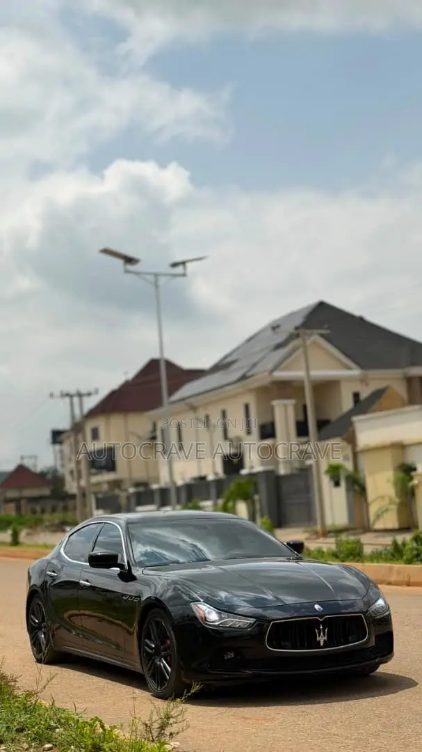 Maserati Ghibli 4dr Sedan (3.0L 6cyl Turbo 8A) 2015 Black