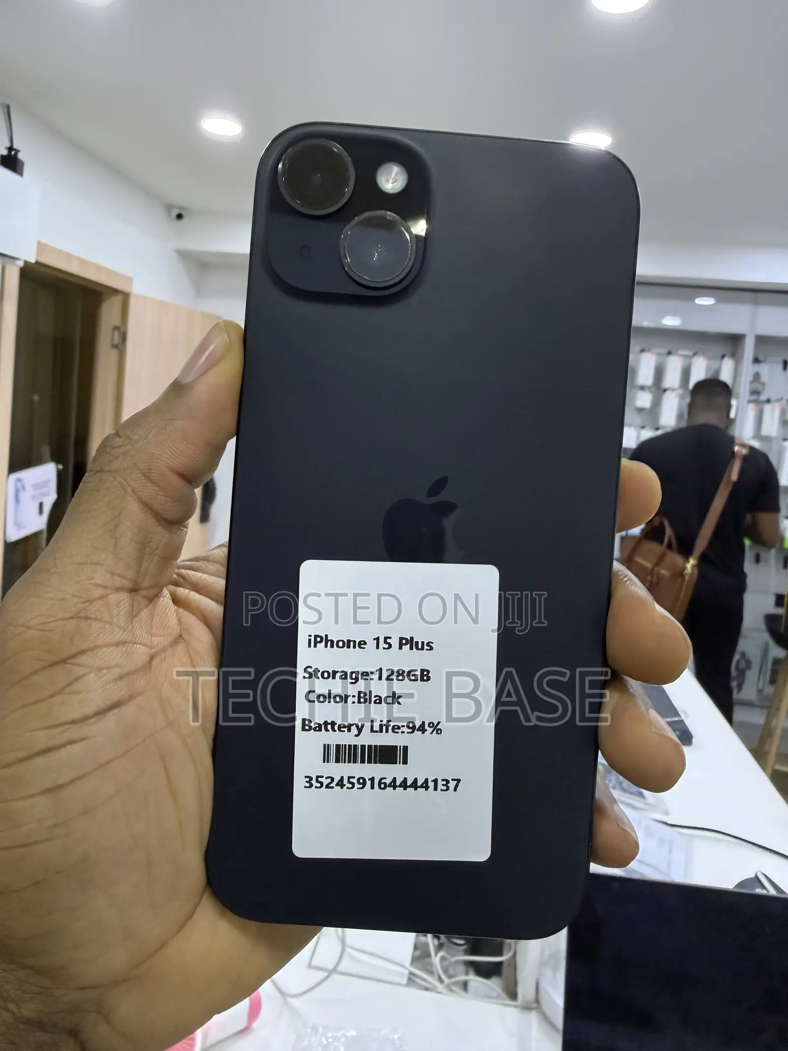 Apple iPhone 15 Plus 128 GB Black