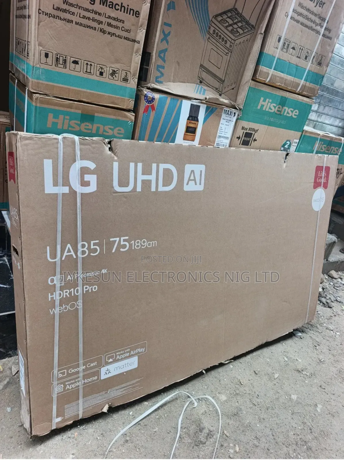 Original Lg Tv 75" Google Cast Smart 4kuhd Ai Processor 