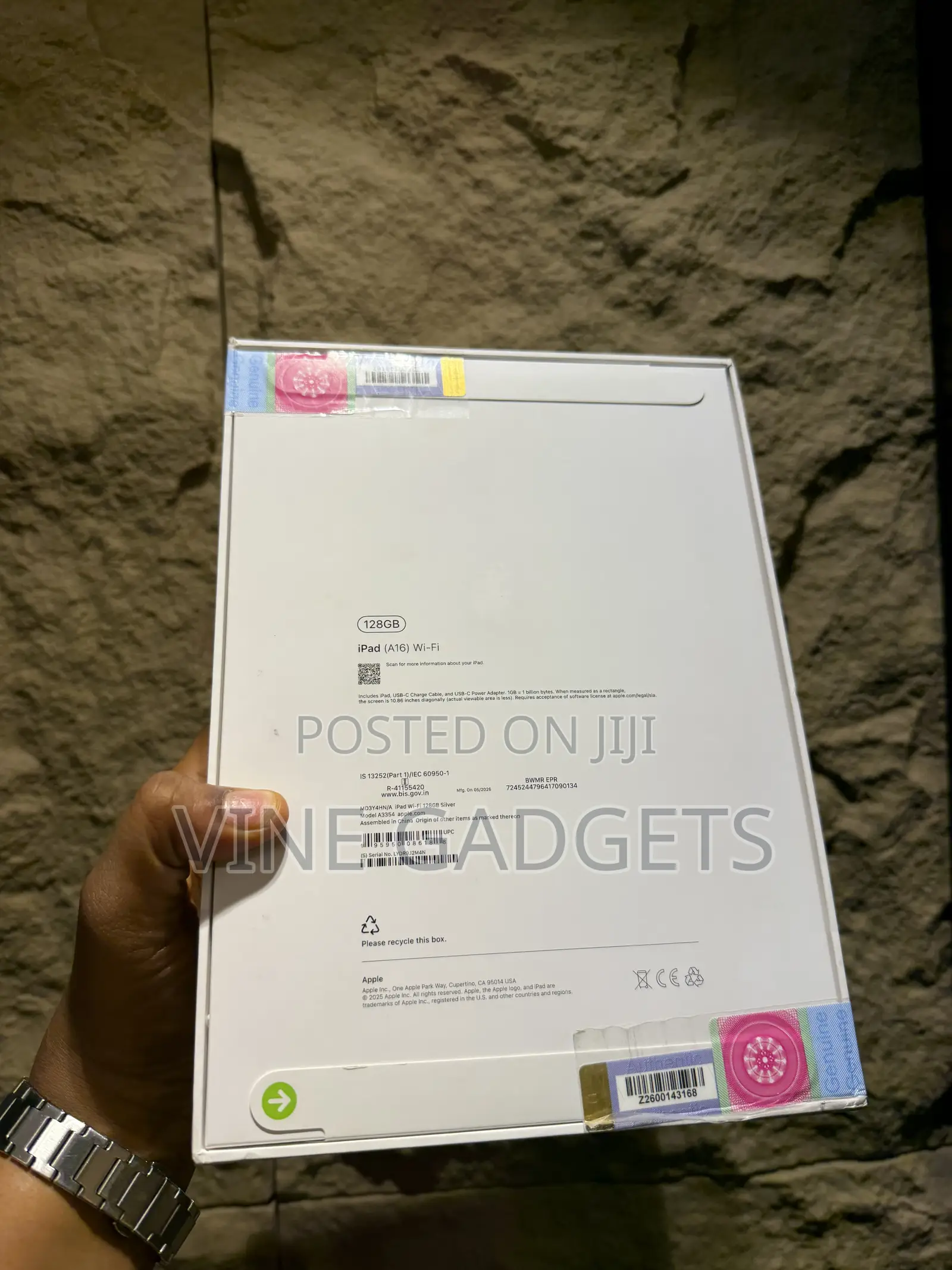 New Apple iPad (2025) 128 GB Silver