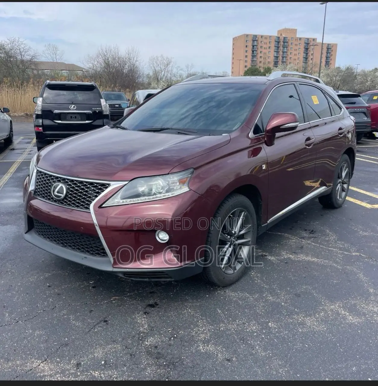 Lexus RX 350 AWD 2015 Burgundy