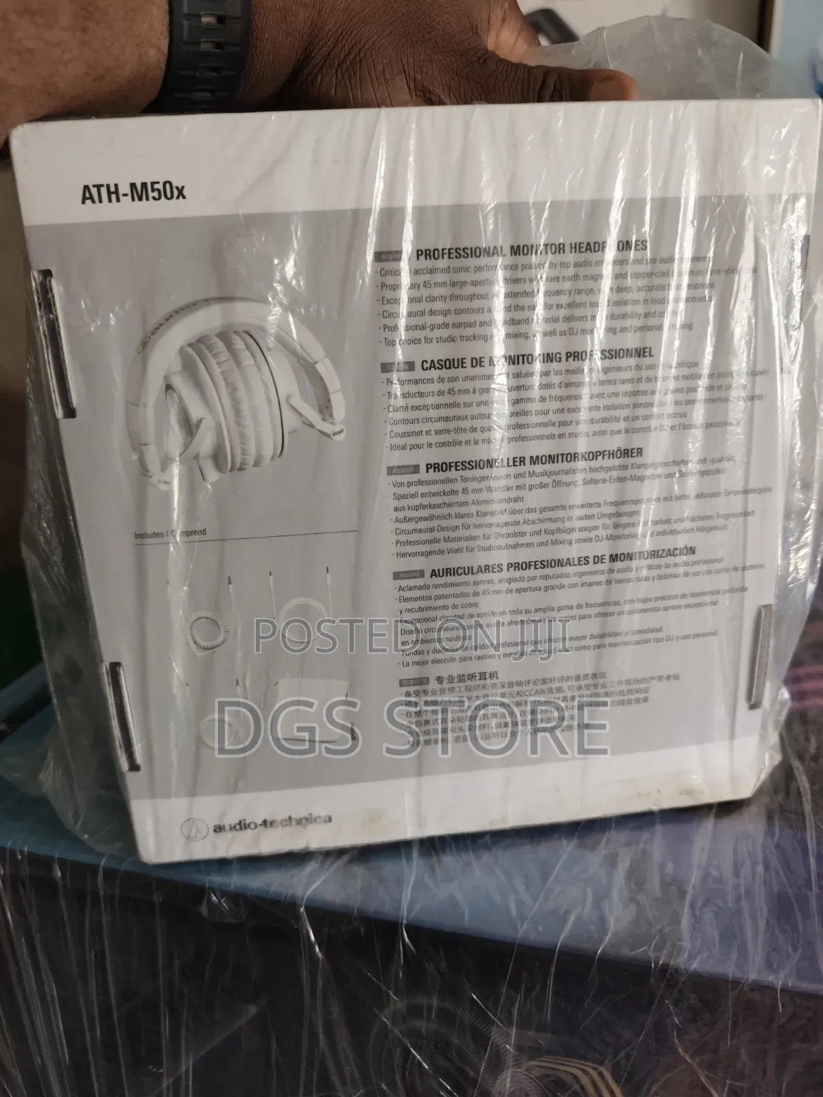 Audio Tech Ath M50x Professional Monitor Headphone Wired