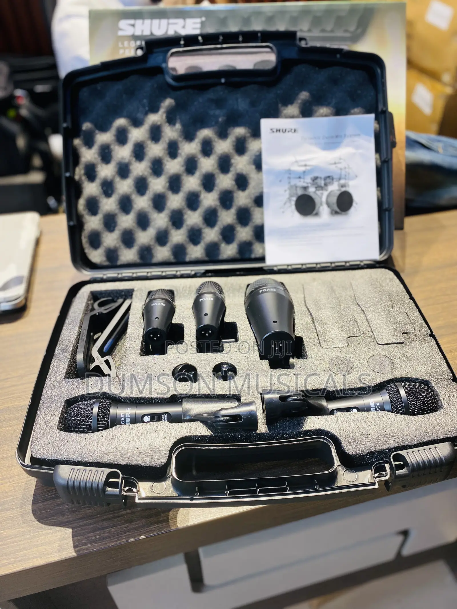 Shure Pga Drum Microphone Kit 5 Piece