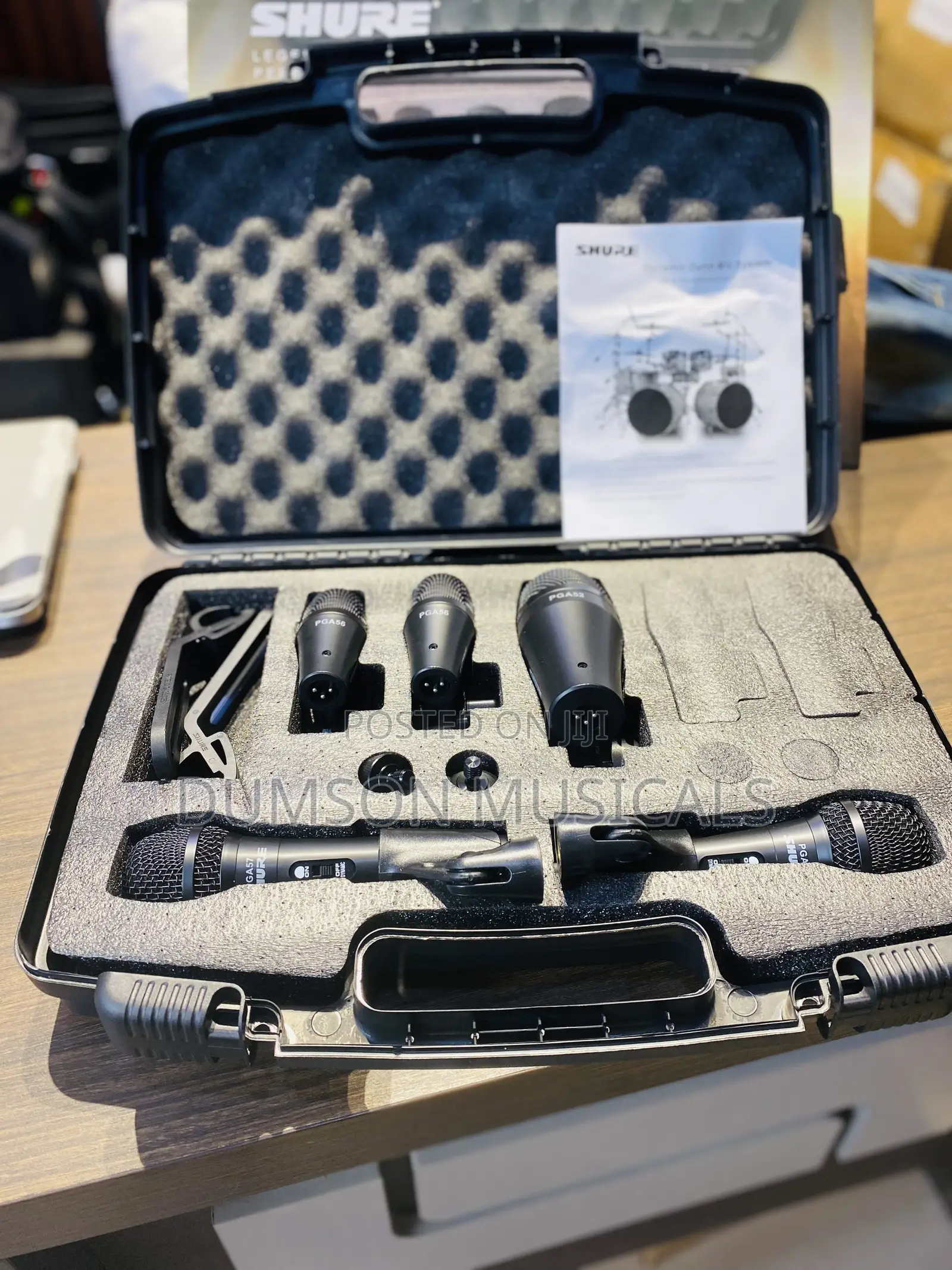 Shure Pga Drum Microphone Kit 5 Piece