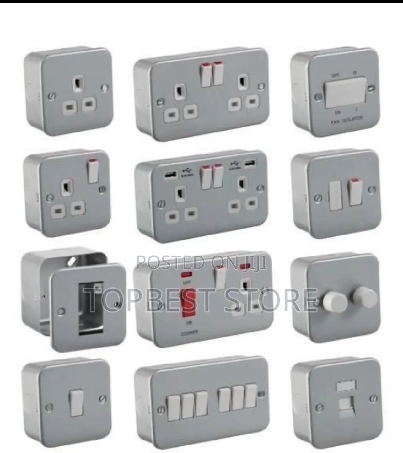 Metal Switches and Socket