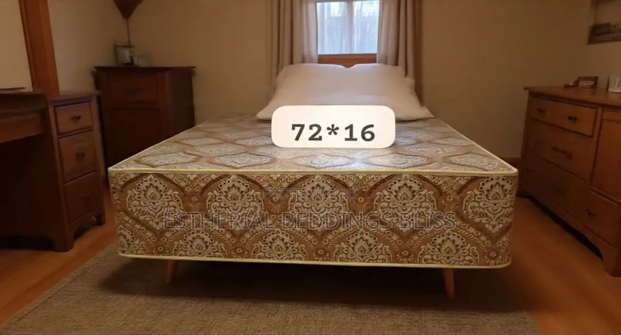 6 by 6 by 16 Semi Orthopedic Mattress