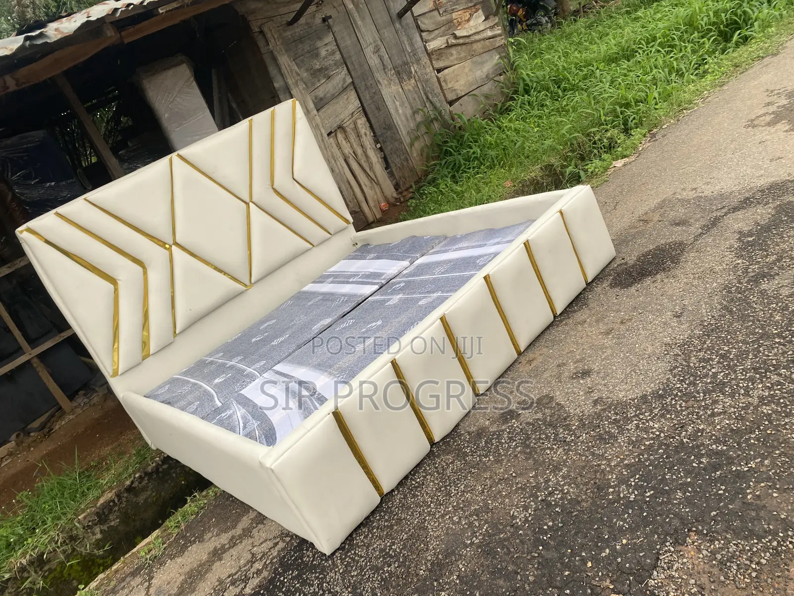 Fantastic Unique Leather Bedframe Family Size