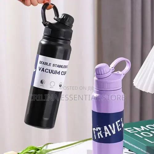 800ml Double Stainless Steel Vacuum Flasks 24hours Hot/Cold (Souvenir)