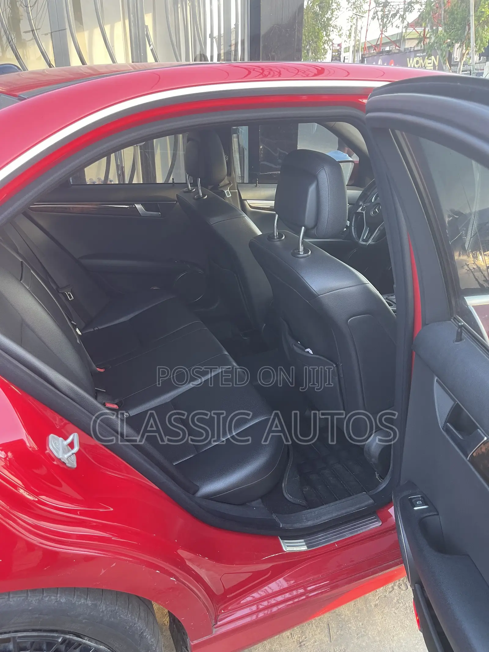 Mercedes-Benz C63 2012 Red
