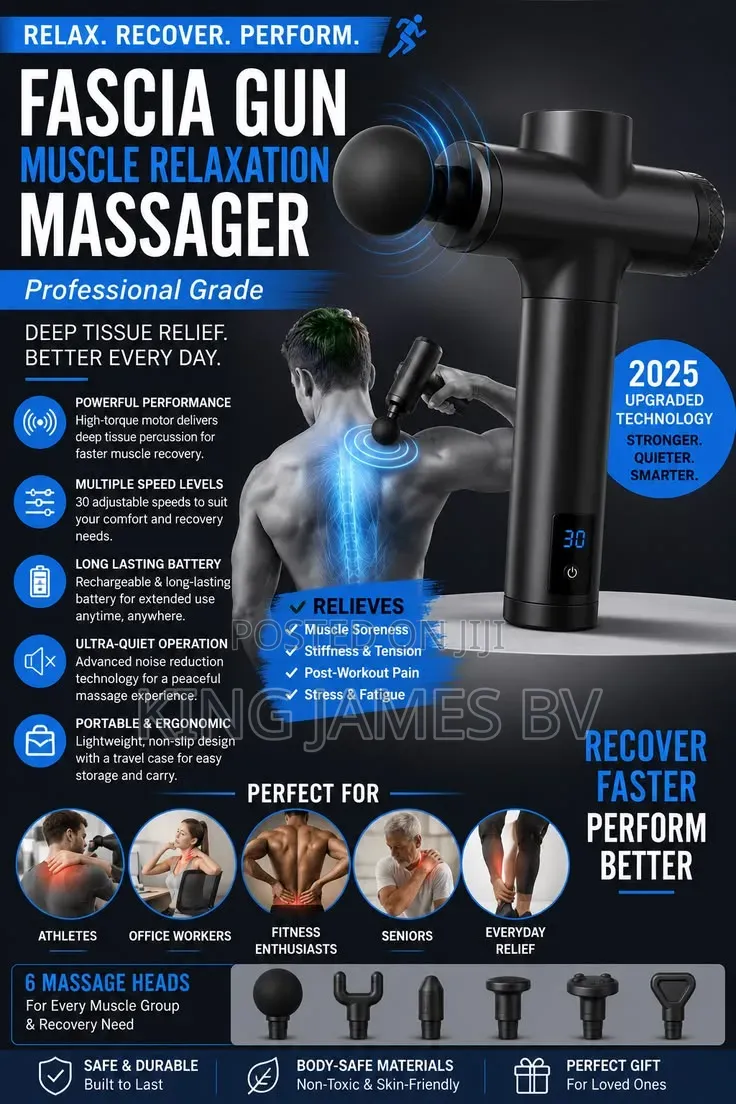 Deep Tissue Massage Gun – Fast Muscle Relief