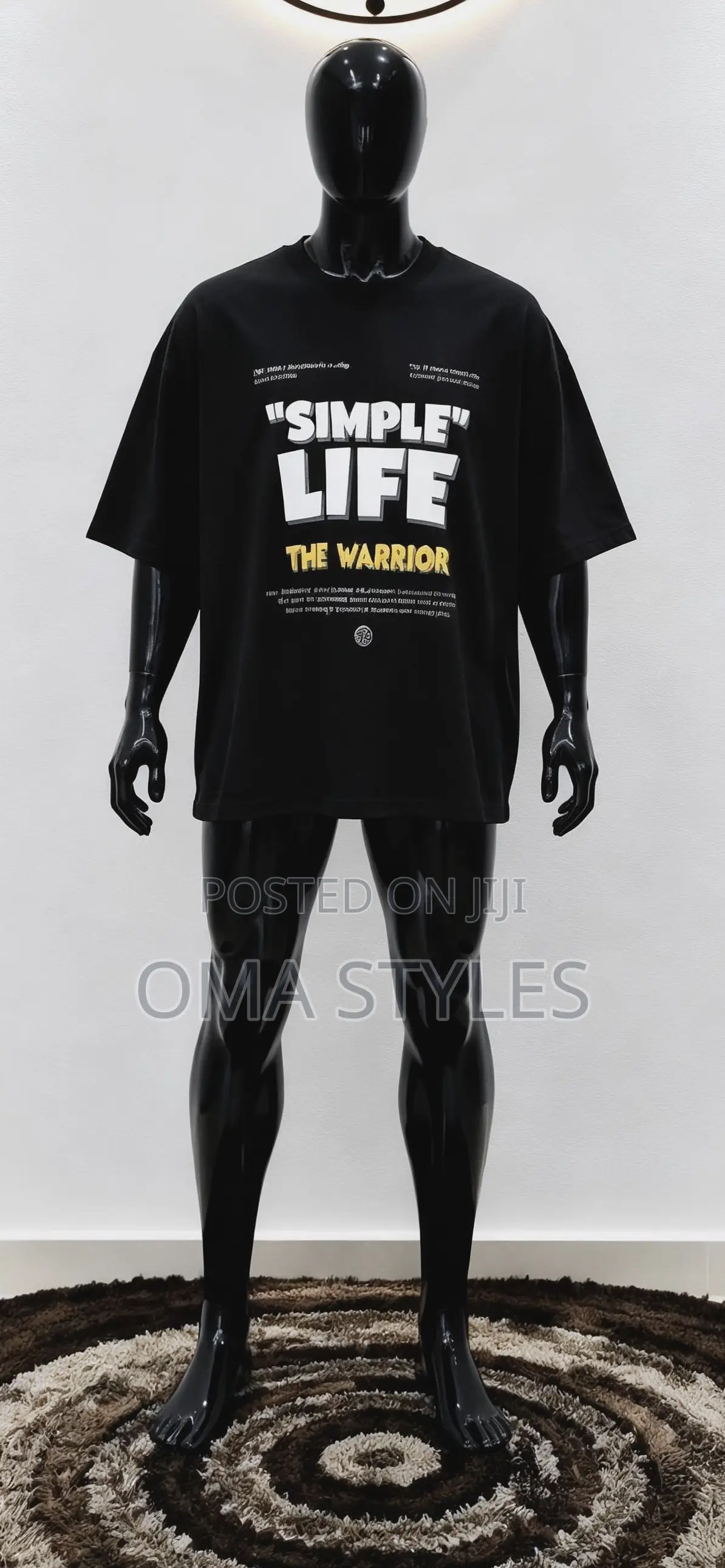 Simple Life “The Warrior” Graphic Unisex 100% Cotton T-shirt