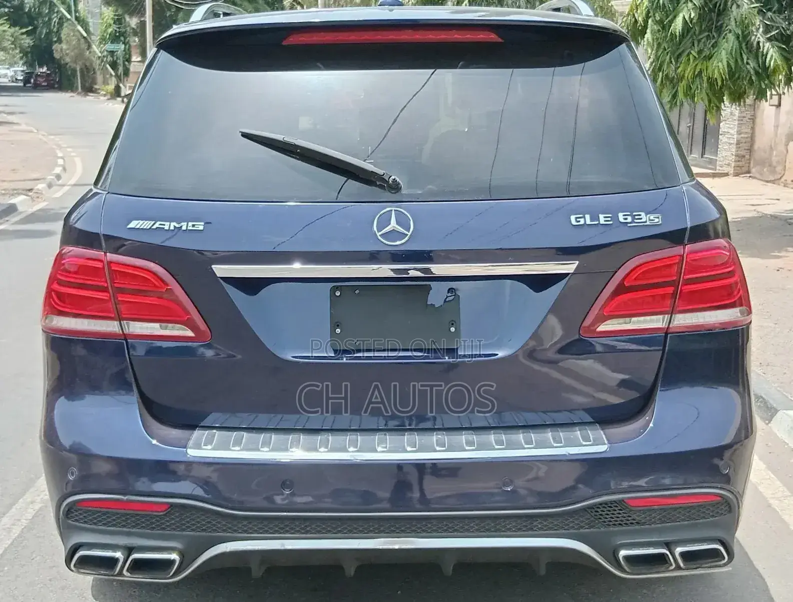 Mercedes-Benz GLE-Class AMG GLE 63 S 4MATIC 2017 Blue