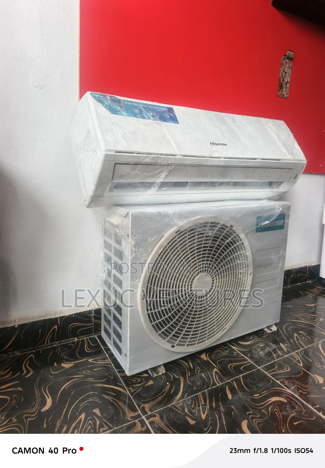 Nearly Used Non Inverter Split Unit 100% Copper Condenser Tested Worki