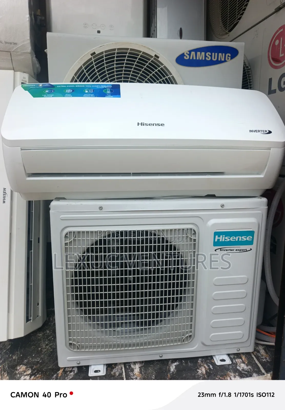 Hisense 4 Months Used 1.5hp Inverter Expert Tested Working Perfectly