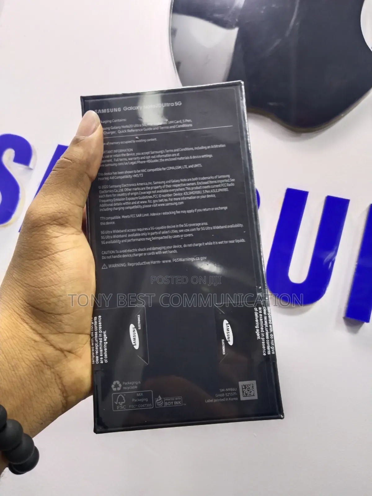 New Samsung Galaxy Note 20 Ultra 5G 256 GB Gold